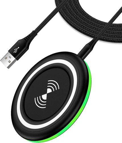 Cargador inalámbrico Samsung de 15 W, almohadilla de carga rápida para Samsung Galaxy S26 S25 Edge S24 Ultra S23 S22 S21 S20 Z Flip 7 FE 6 5 4 3 Z