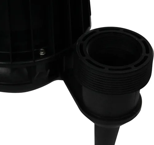 Vista 8 de Wayne 57333-WYN4 SEL50 Bomba termoplástica de aguas residuales de 12 hp con interruptor de flotador de amarre a cuestas a piggyback, color negro