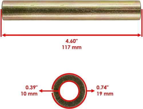 Vista 5 de Caltric Kit de bujes de brazo de control inferior trasero compatible con Polaris Scrambler XP 1000 2014-2022
