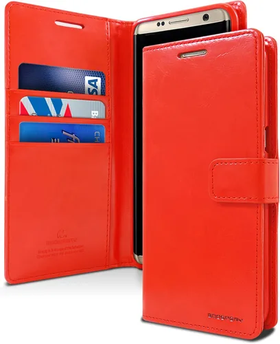 Vista 47 de GOOSPERY Blue Moon Wallet para Samsung Galaxy Note 8 Case (2017) Funda de cuero con tapa (Negro)