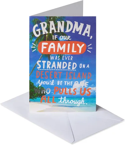 Vista 7 de American Greetings Tarjeta de cumpleaños para abuela, diseñada por Kathy Davis (Todos los hermosos recuerdos)