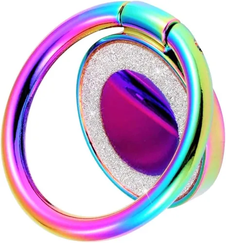 Vista 4 de Soporte de anillo para teléfono celular, soporte de dedo gira 360° grados y 180° ajustable para adaptarse a tus necesidades, ayuda a estabilizar