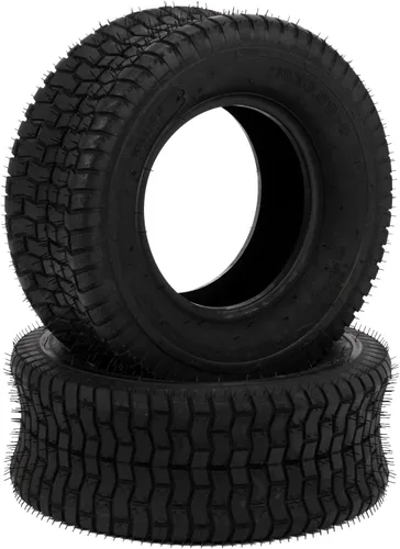 Vista 2 de TUFFIOM Juego de 2 neumáticos para cortacésped de 16 x 6.50-8, neumáticos de césped 4PR, neumáticos de tractor de césped, jardín, compatibles