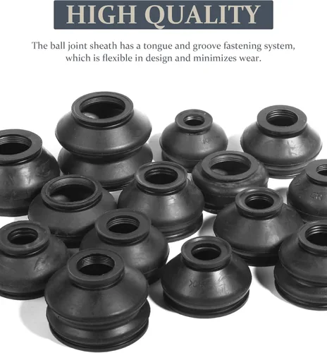 Vista 3 de VARGTR Funda de Barra de Dirección, Fundas de Extremo de Barra de Dirección, Accesorios de Automóvil Giran a Brazo de Varilla Cabeza de Rótula