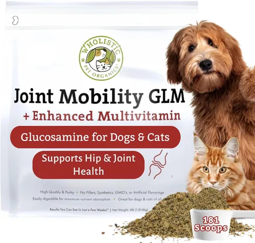 Vista 10 de Wholistic Pet Organics - Suplemento para las articulaciones del perro: movilidad articular con mejillón de labios verdes - 1 libra - Suplemento