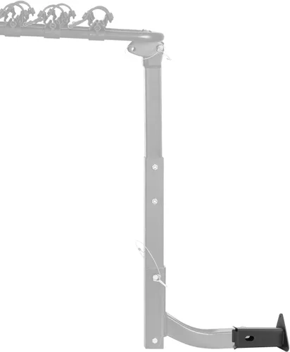 Vista 7 de Soporte para bicicleta de montaje en pared, receptor de enganche de montaje en pared para portabicicletas, almacenamiento de bicicletas de garaje