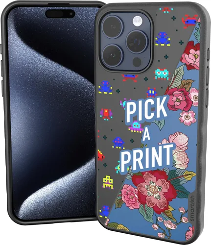 Vista 135 de Smartish® - Funda magnética para iPhone 15, Gripmunk compatible con MagSafe [ligera + protectora], funda de agarre delgada con forro de microfibra