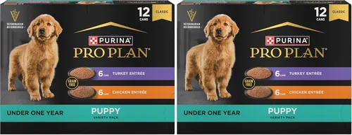 Vista 12 de Purina Pro Plan Development Alimento húmedo para cachorros, entrada de pollo sin granos y entrada de pavo sin granos, paquete variado