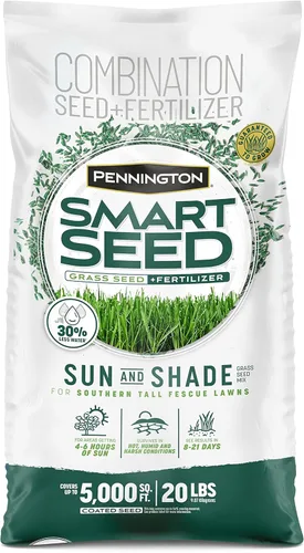 Vista 15 de Pennington Smart Seed Sol y Sombra Mezcla de Semillas de Césped Festuca Alta para Céspedes del Sur 3 lb