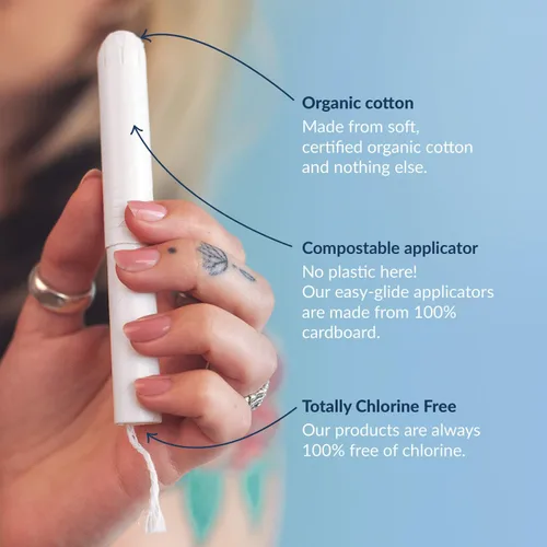 Vista 3 de Natracare Tampones regulares con aplicador