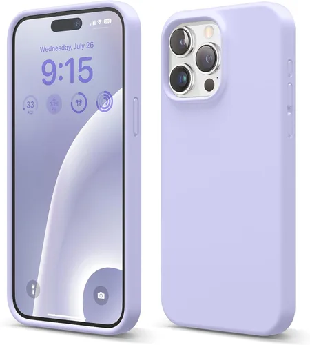 Vista 34 de elago Funda compatible con iPhone 15 Pro Max, de silicona líquida, funda protectora de cuerpo completo, a prueba de golpes, funda delgada