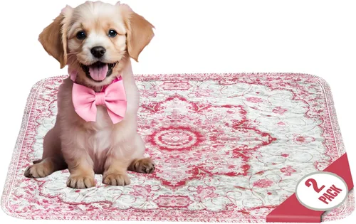 Vista 38 de PUPIBOO Almohadillas lavables para orina para perros y gatos – Almohadillas de entrenamiento reutilizables súper absorbentes para cachorros – 100%