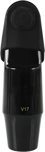 Tapa de boquilla de gel de sílice Protector de boquilla duradera para clarinete/saxofón alto boquilla de saxo tapa protectora tamaño medio (negro)