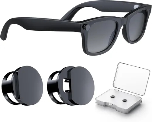 Cubierta de luz LED para gafas inteligentes RayBan Meta, bloqueador de luz ajustable compatible con Wayfarer, Skyler, Headliner, Oakley Meta HSTN,