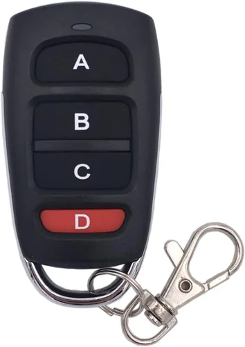 Vista 9 de DieseRC 3pcs Control remoto 1527 código de aprendizaje inalámbrico Control remoto transmisor llavero 433Mhz 2 botones, para uso con receptor DieseRC