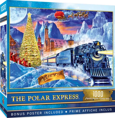 Vista 24 de MasterPieces Rompecabezas de Navidad de 1000 piezas, granja de árboles navideños, 19.25 x 26.75 pulgadas