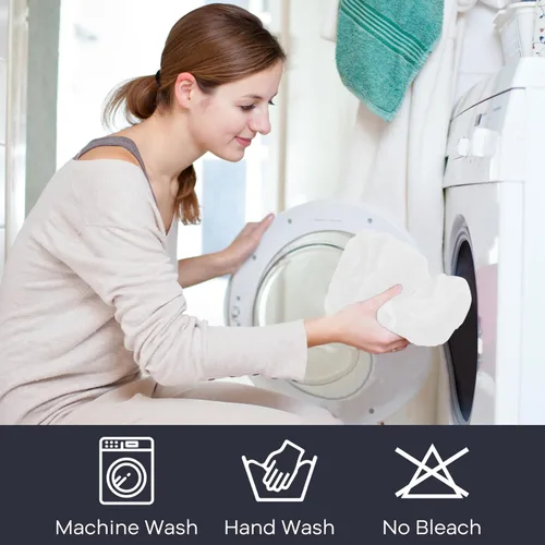 Vista 6 de 2 fundas para tapa de inodoro, funda de terciopelo elástico para asiento de inodoro para baño, funda de inodoro ultrasuave de terciopelo de lujo