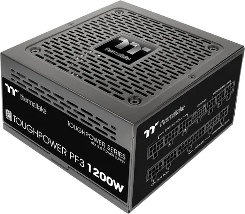 Vista 9 de Thermaltake Toughpower PF3 ATX 3.0 750W 80+ Platinum Full Modular SLI/Crossfire Ready Fuente de alimentación; conector PCIe 5.0 12VHPWR incluido; 10