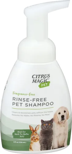 Vista 10 de Citrus Magic Champú para mascotas sin enjuague para mascotas, 8 onzas líquidas