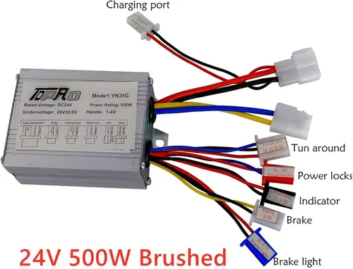 Vista 3 de Controlador de motor de velocidad ATV para scooter eléctrico e-bike ATV Go Kart triciclo ciclomotor