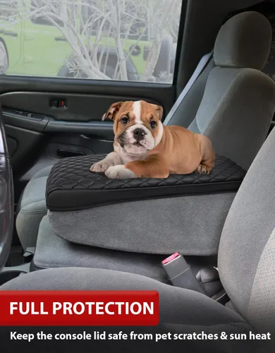 Vista 3 de KBH Funda para reposabrazos de consola central para Chevy Silverado y GMC Sierra 1999-2007, Avalanche & Suburban y Tahoe 2002-2006, asiento