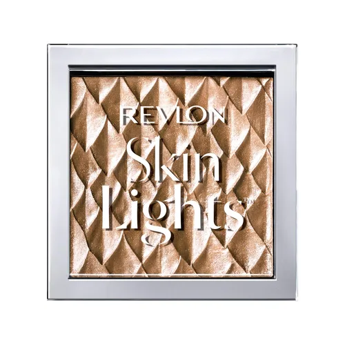 Revlon Maquillaje iluminador, maquillaje facial en polvo prismático Skin Lights, brillo natural, acabado brillante, 201 Daybrak Glimmer, 0.28 onzas