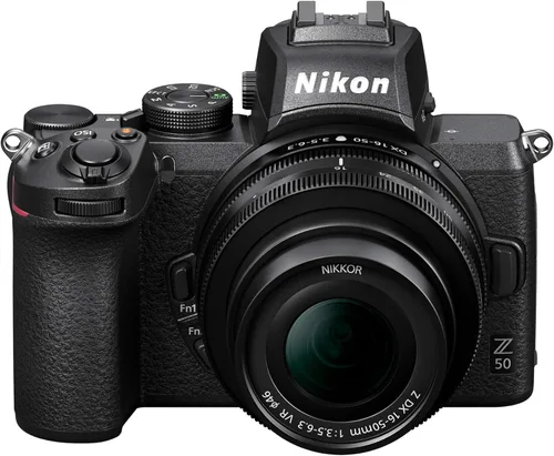 Vista 8 de Nikon Z 50 con lente de zoom gran angular Cámara compacta sin espejo para fotos/vídeos con lente de 16-50mm Modelo Nikon USA