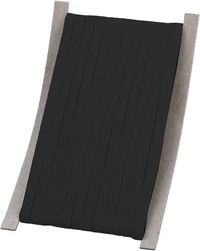 Vista 29 de Airisoer Banda elástica de 1/2 pulgada para costura, bandas elásticas de alta elasticidad de 12 yardas para cinturas, pantalones, ropa y Negro