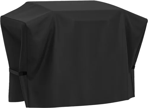 Vista 11 de Cubierta para parrilla Blackstone de 36 pulgadas y más parrillas de 4 quemadores con tapa abatible - Impermeable, ligera - Correas de cierre Negro