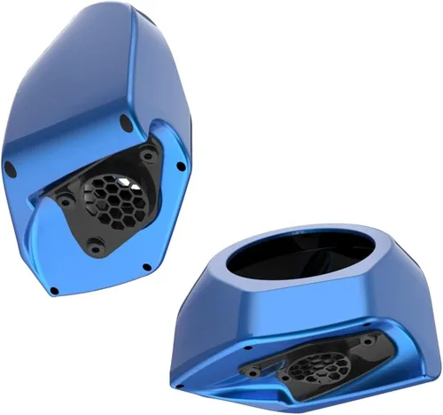 Vista 241 de Advanblack Alpine Green Tour Pack - Paquete de altavoces de 6.5 pulgadas, carcasa de audio trasera, color a juego, ajuste Harley King Tour Pack