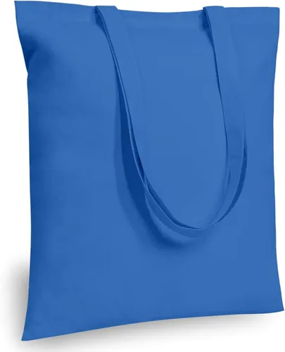Vista 23 de TOPDesign - Paquete de 12 bolsas económicas de lona de algodón de 16 pulgadas x 15 pulgadas, bolsas de tela ligeras y reutilizables para la compra