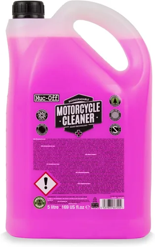 Vista 10 de Muc Off 664US Nano-Tech Limpiador de motocicleta, 1 litro, spray de limpieza biodegradable de acción rápida, seguro en todas las superficies y todo