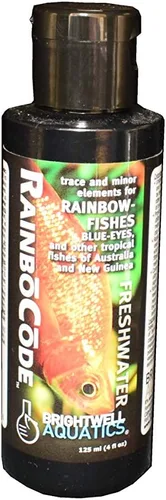 Vista 3 de Brightwell Aquatics RainboCode - Suplemento de trazas y elementos menores para peces arcoíris y otros peces tropicales, 2 litros