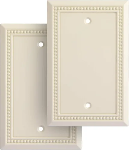 Vista 37 de Sunken Pearls - placa decorativa de pared, placa decorativa de pared, tapa de salida de la placa del interruptor, aleación de zinc sólida y duradera