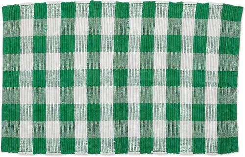 Vista 15 de DII Colección de Alfombras Buffalo Check, Alfombra Reversible Chindi Teñida a Mano, Pasillo 2 pies y 3 pulgadas x 6 pies, Negro