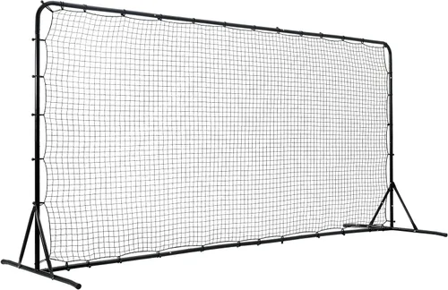 Vista 9 de VEVOR Soccer Rebound Trainer, Iron Soccer Training Equipment, Sports Football Rebounder Wall, Double-Sided Rebounding Net, Easy Assembly, Perfect