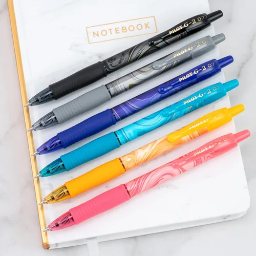 Vista 4 de Pilot, G2 Premium - Bolígrafos de gel de punta fina de 0.028 in, colores surtidos, paquete de 8