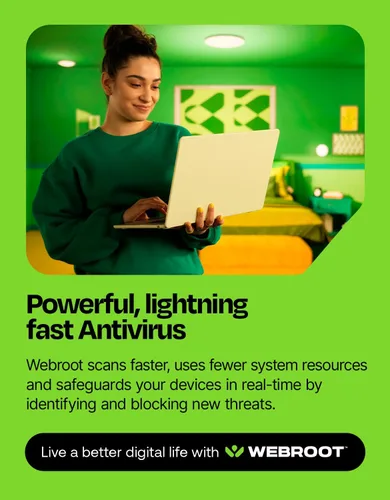 Vista 2 de Webroot Software antivirus 2023 3 dispositivos 2 años de descarga para PC/Mac