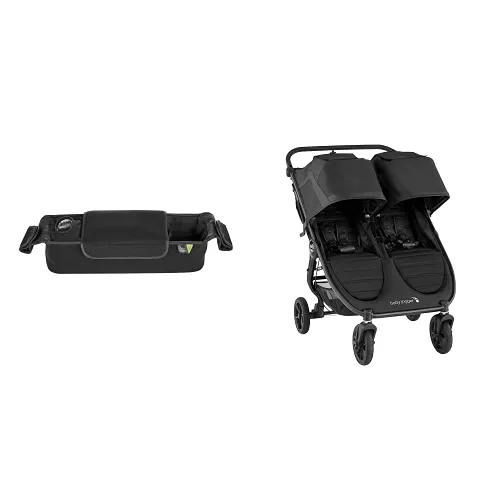 Baby Jogger Consola de cochecito para padres, color negro con cochecito doble Baby Jogger City Mini GT2, Jet