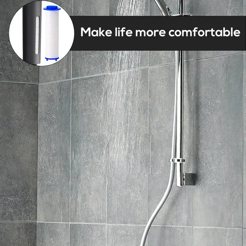 Vista 6 de 10 filtros de cabezal de ducha, 2.95 x 0.95 pulgadas de algodón PP para cabezal de ducha de repuesto de cartucho de repuesto