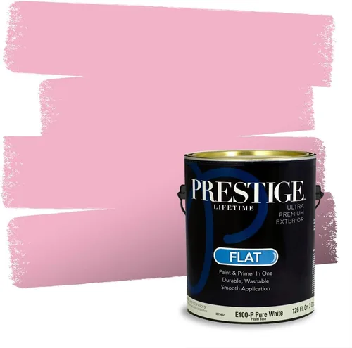 Vista 547 de Prestige Paints Pintura exterior e imprimación en uno, 1 galón, plano, coincidencia comparable de Valspar* Amber Rose*