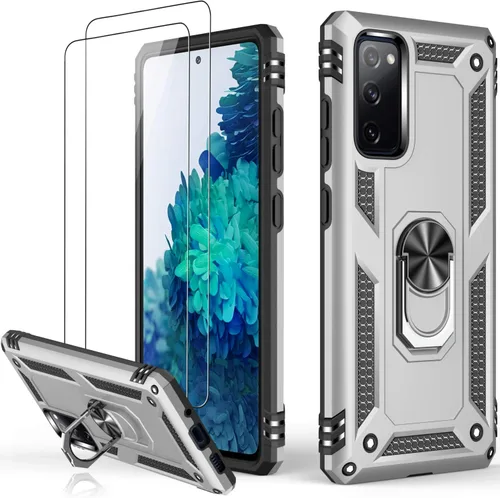Vista 40 de LUMARKE Funda para Galaxy S8, pasa 16 pies, probada contra caídas con soporte de anillo magnético, compatible con soporte de montaje de automóvil