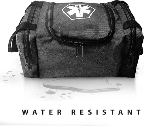 Vista 6 de ASA TECHMED Bolsa de trauma médico de emergencia EMT, bombero, oficial de policía, paramédicos, enfermera, negro