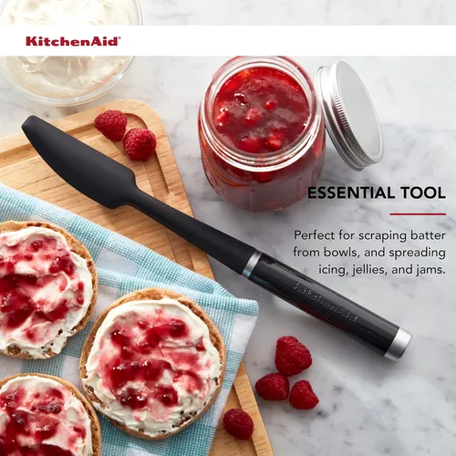 Vista 4 de KitchenAid Espátula clásica para frascos, talla única, color negro