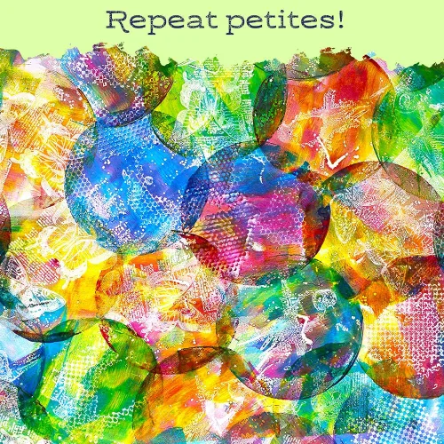 Vista 3 de Gel Press placa de gel de impresión, Transparente