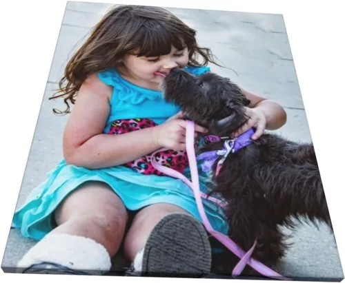 Vista 2 de Apego Personalized Canvas Prints with Your Photo, Custom Canvas Wall Art, Print Your Pictures Photos on Canvas, Customized Gifts for Family