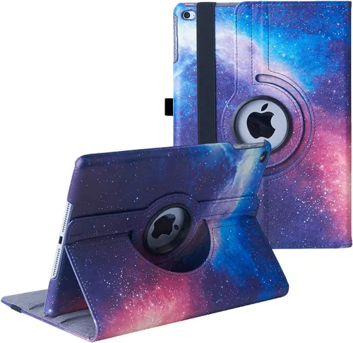 Vista 7 de Funda para iPad de 9.7 pulgadas 2018 2017/iPad Air 2 – Funda protectora con soporte giratorio de 360 grados, funda protectora inteligente