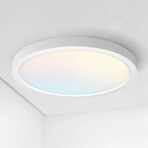 Vista 43 de ASD Lámpara de Techo LED Redonda Empotrada de 5", Iluminación de Superficie de Perfil Bajo 5CCT, Regulable, Ultra-Delgada, Listada por ETL 10W
