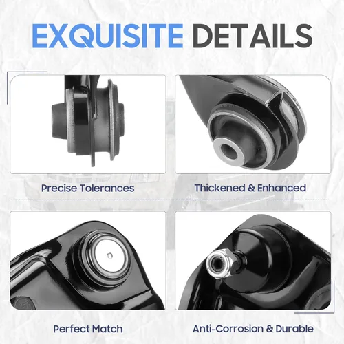 Vista 5 de Brazo de control superior delantero con kit de suapensión de rótula para Mazda 6 2003-2008, Lincoln MKZ 2007-2012, Lincoln Zephyr 2006-2011, Mercury