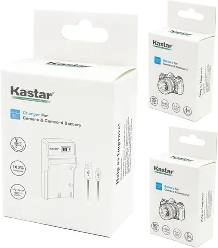 Vista 5 de Kastar Batería (X2) y Cargador USB LCD delgado para Canon NB-4L y Canon ELPH 100 HS, 300 HS, 310 HS, 330 HS, VIXIA mini, Powershot SD400, SD450